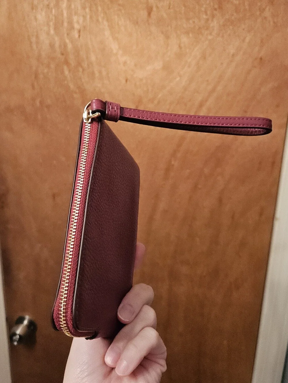 Coach Corner Zip Wristlet +Dust Bag - Picture 7 of 16